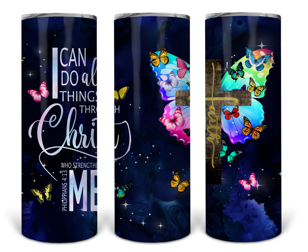 Night I Can Do All Things 20oz. Tumbler