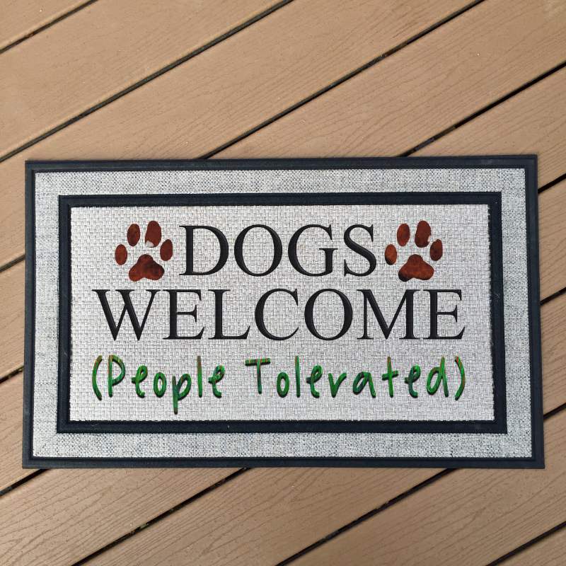 Dogs Welcome Mat