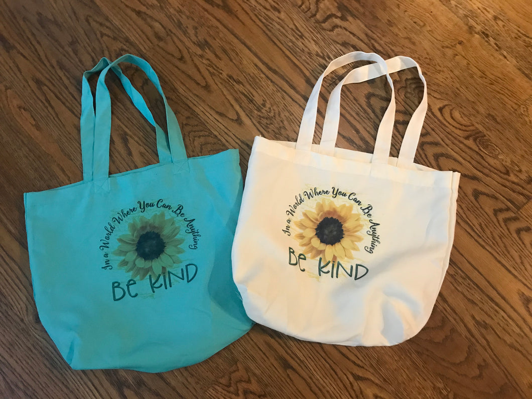 Be Kind Flower Tote