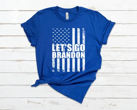 Let's Go Brandon Flag Tee
