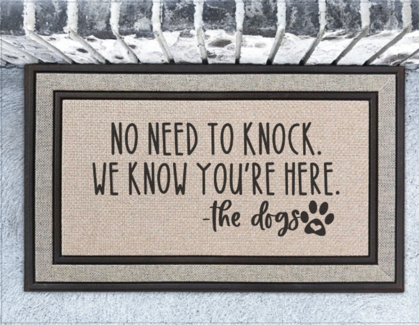 No Need to Knock Welcome Mat